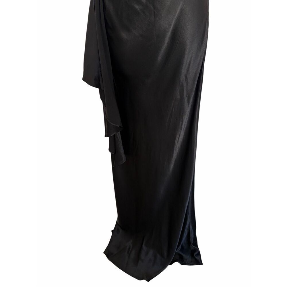 Meshki Calliope One Shoulder Maxi Dress in Black Size XS - Picture 9 of 12